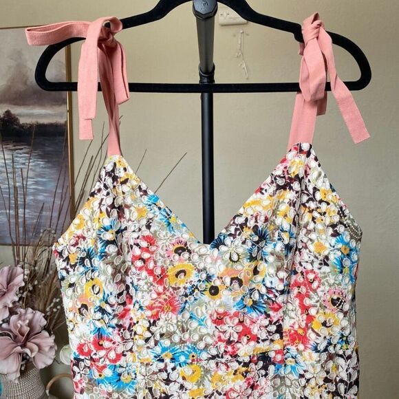 Talulah Bittersweet Flounce Midi Dress - Multi size‎ XL - Picture 4 of 13